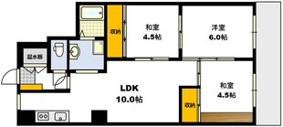 コープ野村土橋の物件間取画像